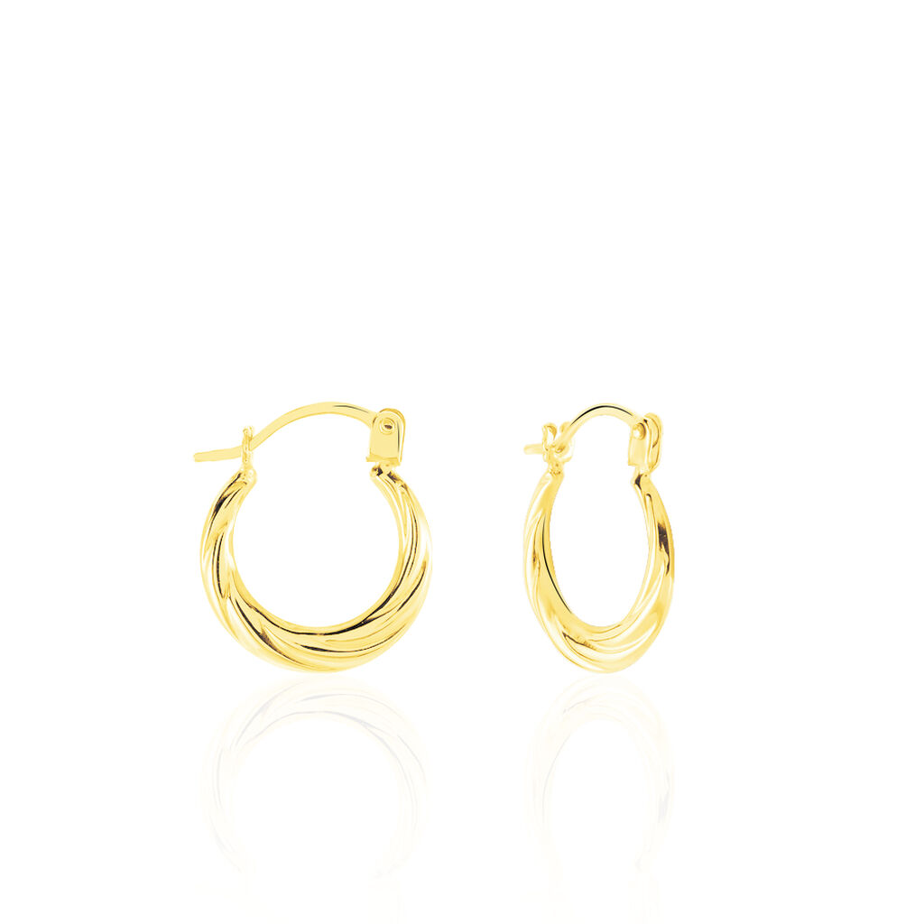 Créoles Or Jaune Anaitz - Créoles Femme | Marc Orian