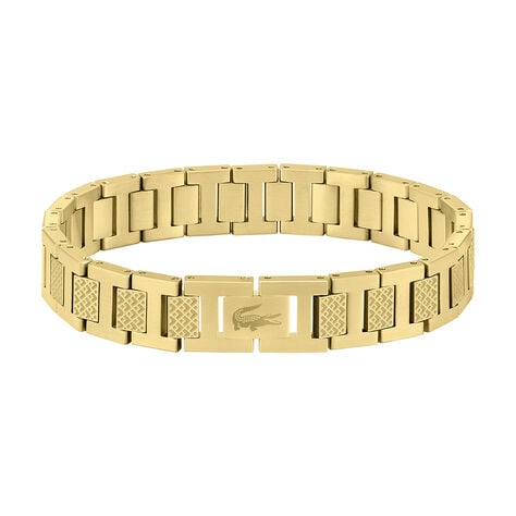 Bracelet Lacoste Metropole Acier Jaune - Bijoux Homme | Marc Orian