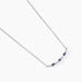 Collier Josy Argent Blanc Spinelle Oxyde De Zirconium - Colliers avec pierres Femme | Marc Orian