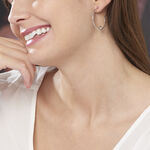 Boucles D'oreilles Pendantes Hauria Argent Blanc - Cr&eacute;oles Femme | Marc Orian