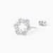 Boucles D'Oreilles Puces Sibylline Argent Blanc Oxyde De Zirconium - Puces Femme | Marc Orian