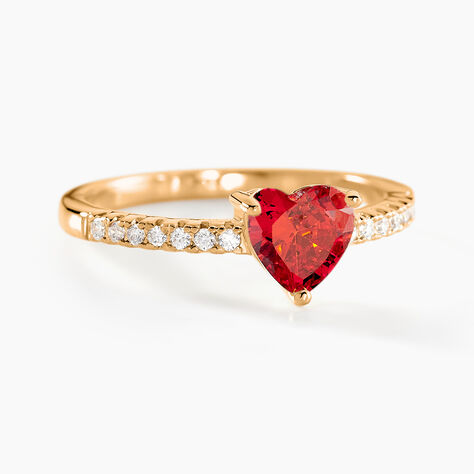 Bague Crush Plaqué Or Jaune Oxyde De Zirconium - Solitaires Femme | Marc Orian