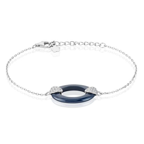 Bracelet Peer Argent Blanc Oxyde De Zirconium - Bracelets chaînes Femme | Marc Orian