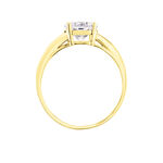 Bague Tatjana Or Jaune Oxyde De Zirconium - Solitaires Femme | Marc Orian
