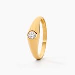 Chevaliere Maxime Or Jaune Oxyde - Solitaires Famille | Marc Orian