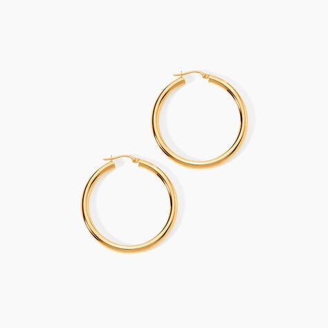 Cr&eacute;oles Ajania Or Jaune - Cr&eacute;oles Femme | Marc Orian