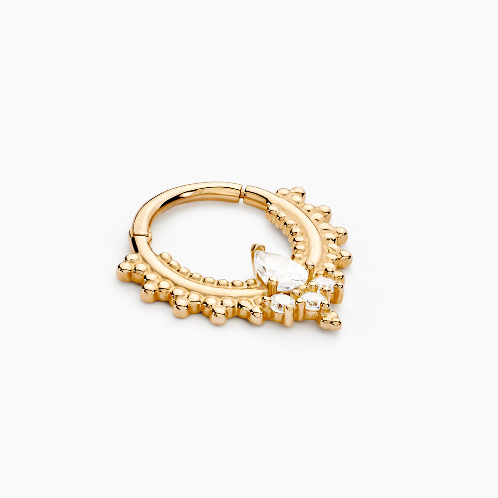 Piercing Ailbhe Or Jaune Oxyde De Zirconium - Piercings Femme | Marc Orian