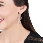 Boucles D'oreilles Pendantes Tamar Argent Blanc Pierre De Synthese - Pendantes Femme | Marc Orian