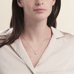 Collier Solitaire Argent Rose Lylwenn Oxyde De Zirconium - Colliers solitaires Femme | Marc Orian