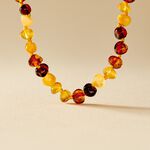 Collier Bebe Argent Blanc Moisha Ambres - Colliers avec pierres Enfant | Marc Orian