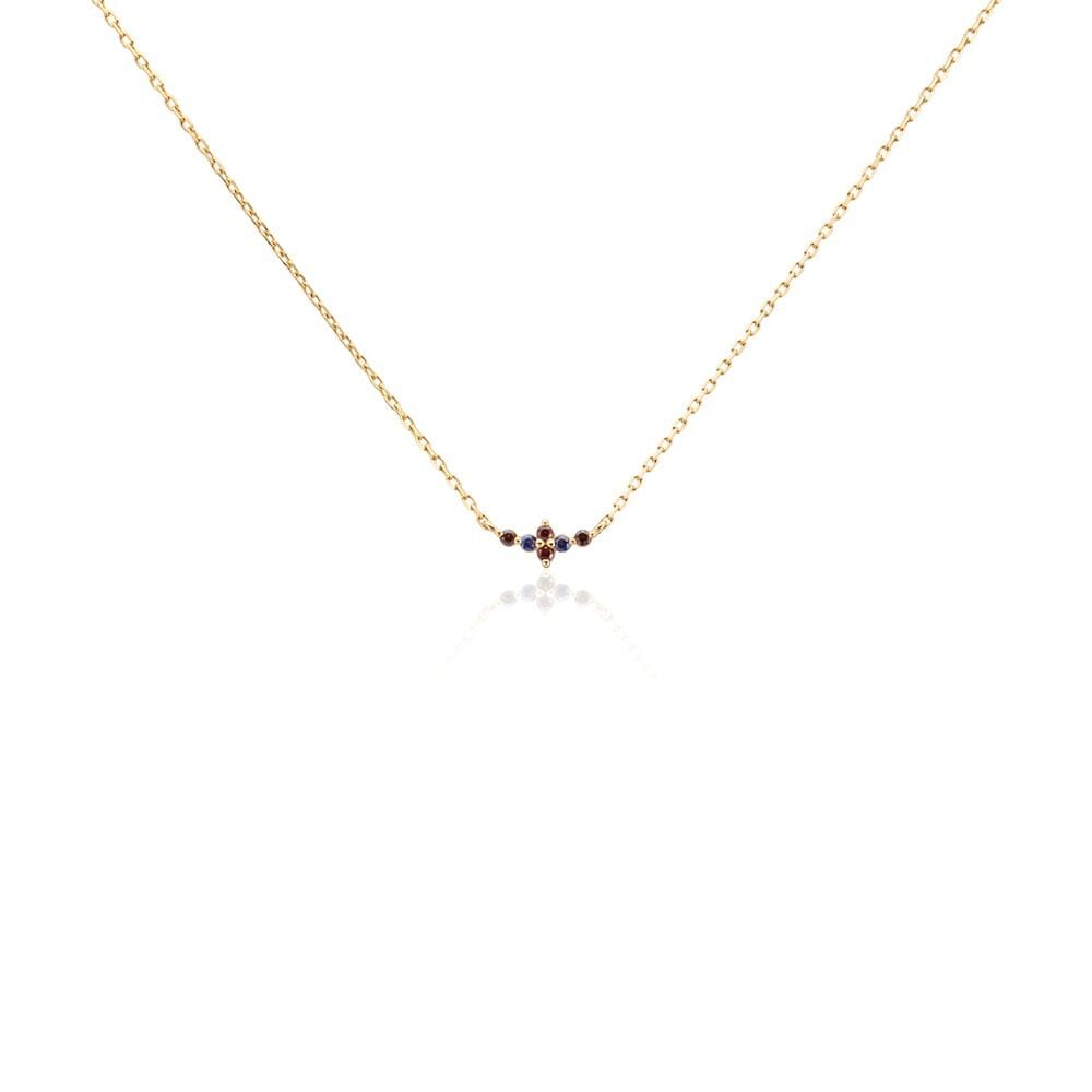 Collier Céphée Plaqué Or Doré Pierres De Synthèses - Colliers avec pierres Femme | Marc Orian