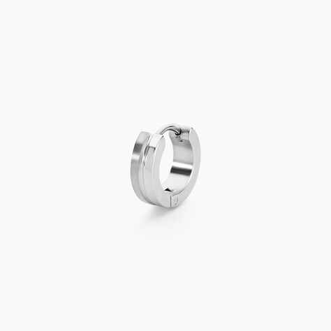 Créole Unitaire Odo Acier Argenté - Piercings d'oreilles Homme | Marc Orian