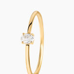 Bague Rudianus Or Jaune Diamant Synth&eacute;tique - Bagues avec pierre Femme | Marc Orian