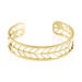 Bracelet Jonc Azat Acier Jaune - Bracelets joncs Femme | Marc Orian