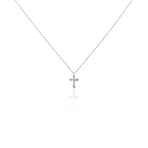 Collier Angel Argent Blanc Oxyde De Zirconium - Colliers avec pierres Femme | Marc Orian
