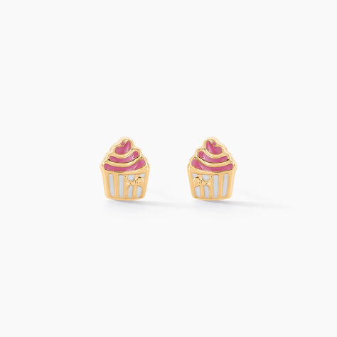 Boucles D'oreilles Puces Gautama Or Jaune - Puces Enfant | Marc Orian