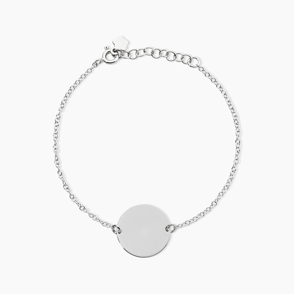 Bracelet Salematou Argent Blanc - Bracelets Medailles Femme | Marc Orian
