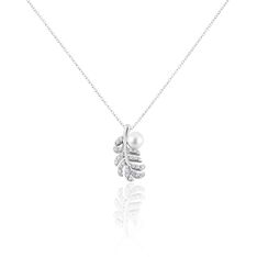 Collier Argent Blanc Edytha Perle De Culture Oxydes De Zirconium - Sélection Bohème Femme | Marc Orian