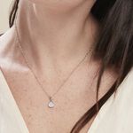 Collier Hiram Argent Blanc Oxyde De Zirconium - Colliers avec pierres Femme | Marc Orian