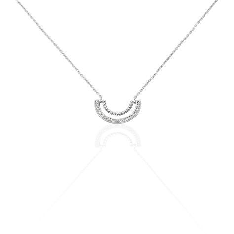 Collier Sandi Argent Blanc Oxyde De Zirconium - Colliers Femme | Marc Orian