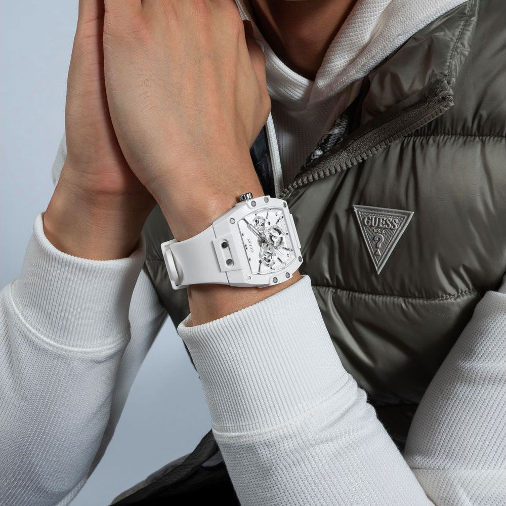 Montre Guess Phoenix Blanc - Montres étanches Homme | Marc Orian