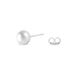 Boucles D'oreilles Puces Virgie Argent Blanc - Puces Femme | Marc Orian