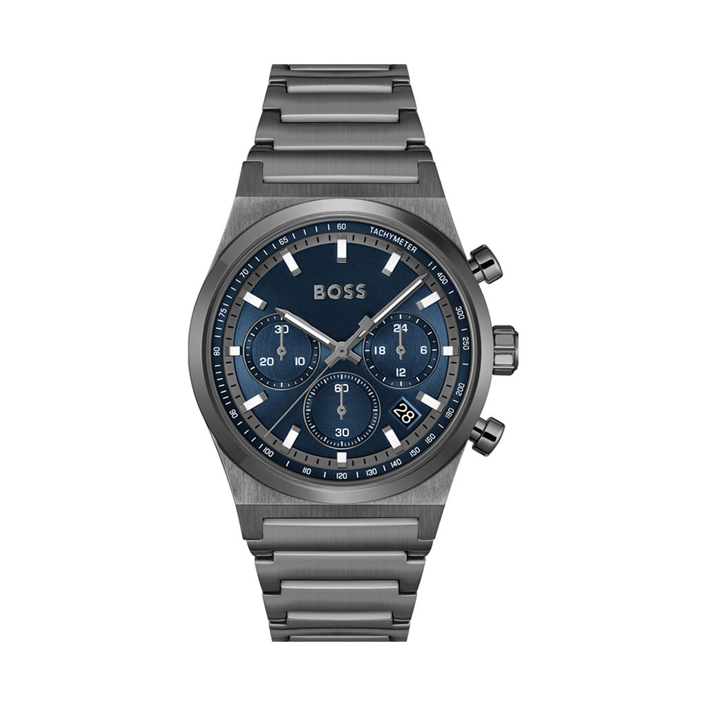 Montre Boss Candor Chrono Bleu - Montres étanches Homme | Marc Orian