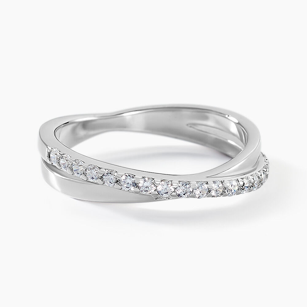 Bague Isolde Argent Blanc Oxyde De Zirconium - Bagues avec pierre Femme | Marc Orian