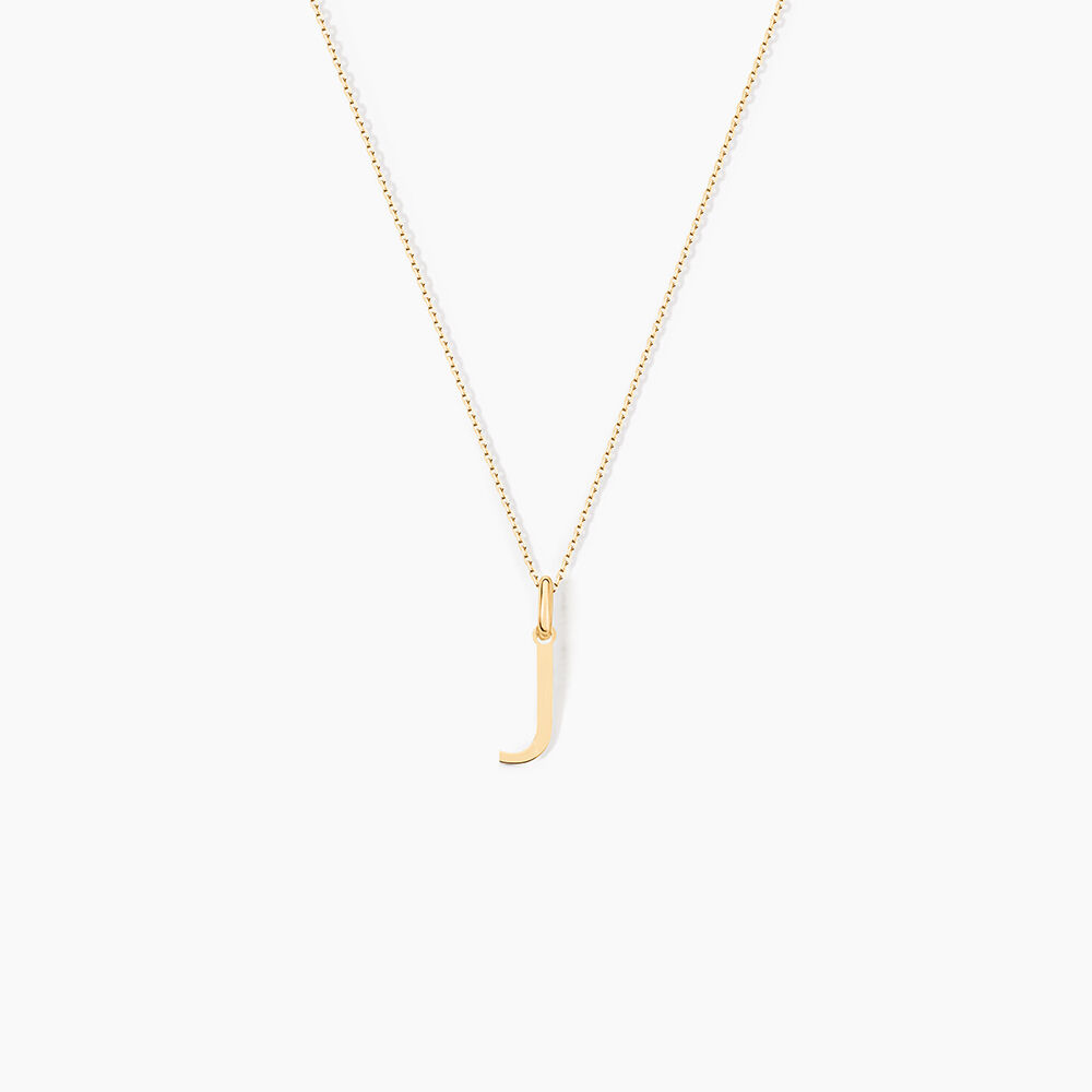 Pendentif Ionia Lettre Or Jaune - Pendentifs Famille | Marc Orian