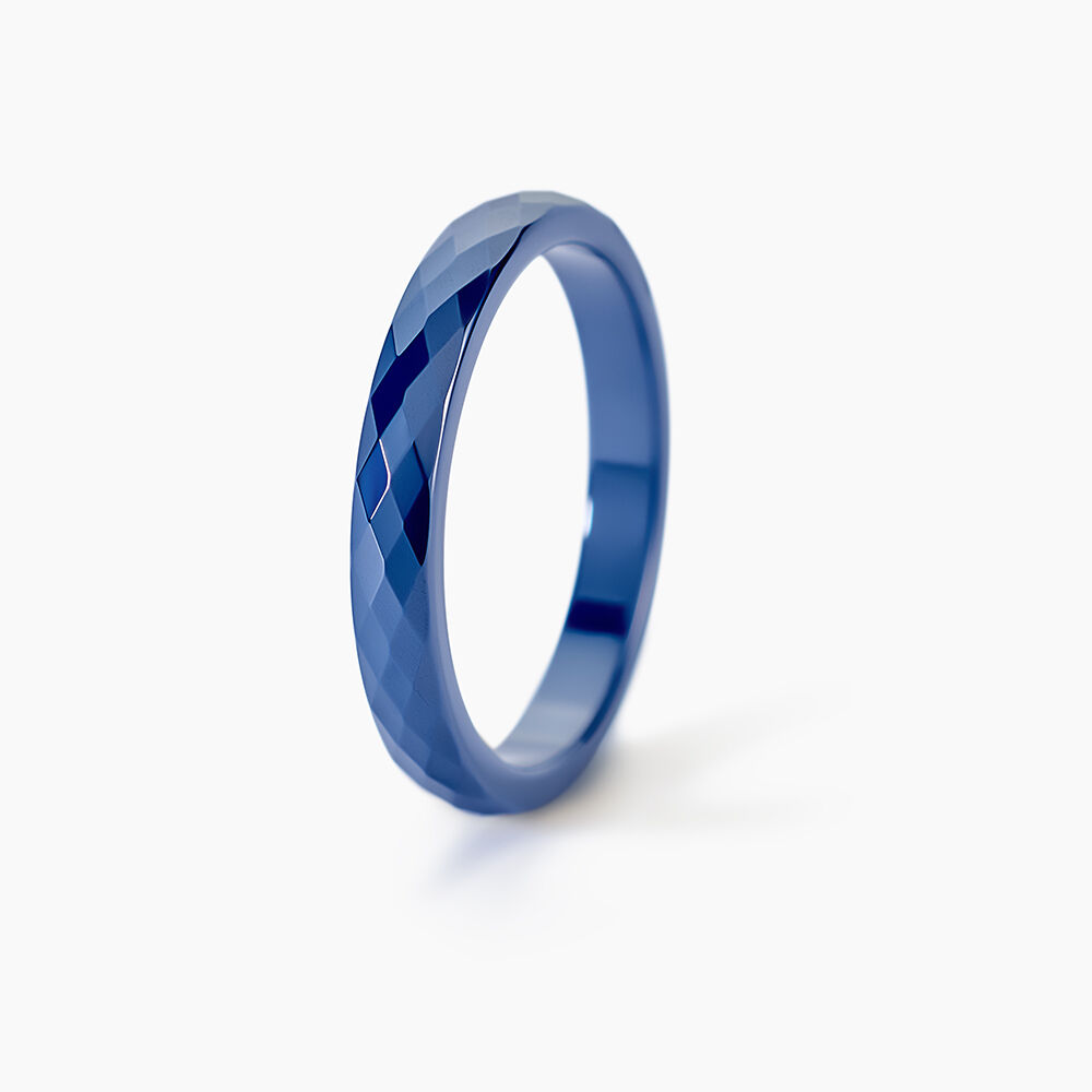Bague Pilar Petite C&eacute;ramique Bleu - Bijoux fantaisie Femme | Marc Orian