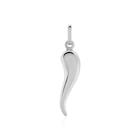 Pendentif Felicette Corne Abondance Or Blanc - Pendentifs Unisex | Marc Orian