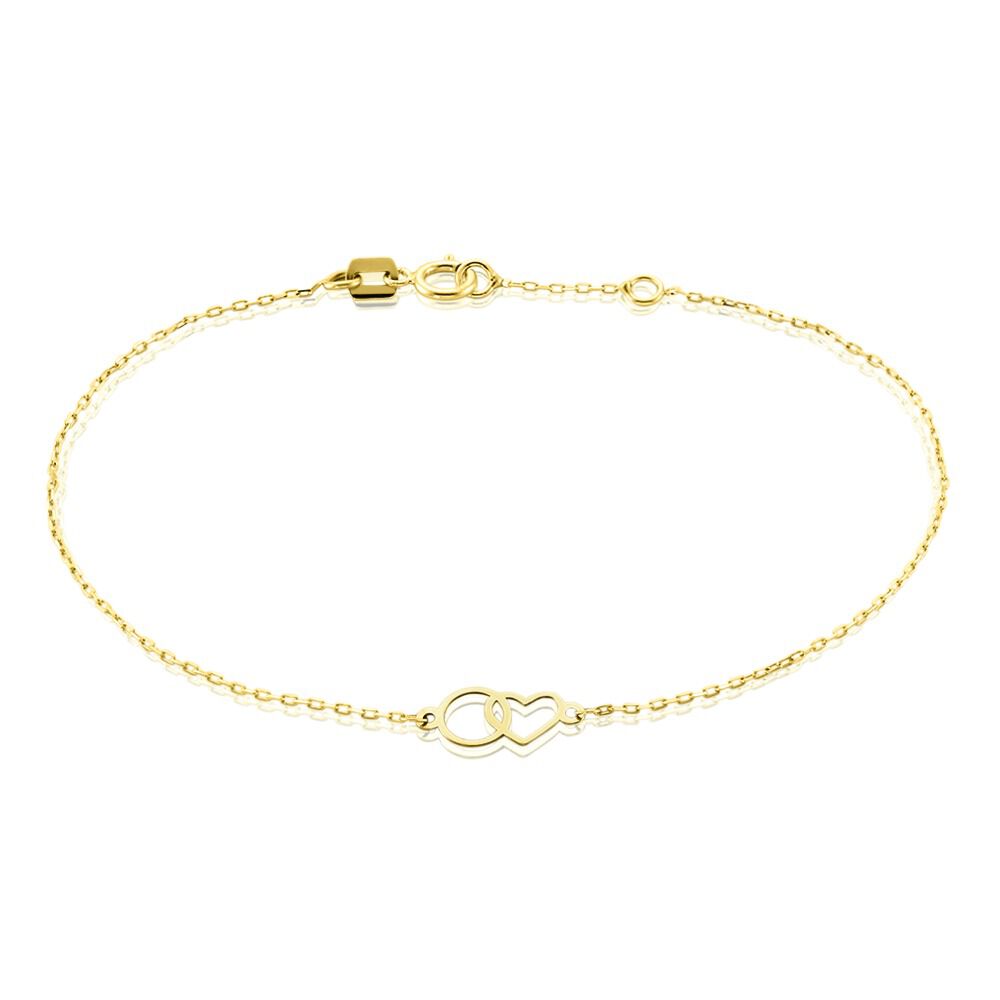Bracelet Or Jaune Genêt - Bracelets Anneaux Entrelaces Femme | Marc Orian