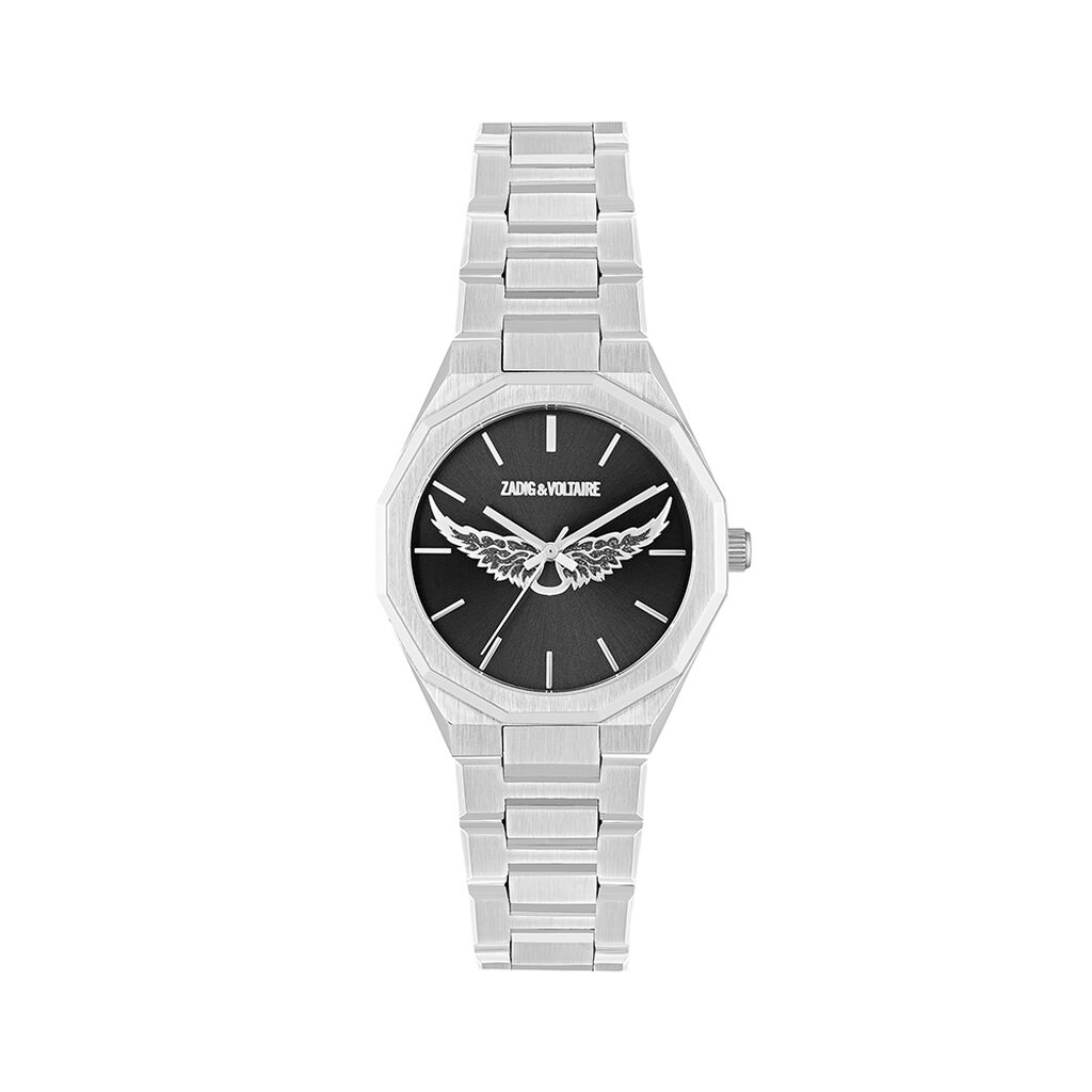 Montre Zadig Et Voltaire New Zadig Noir - Montres &eacute;tanches Femme | Marc Orian