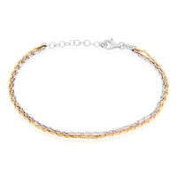 Bracelet Ylsa Argent Tricolore