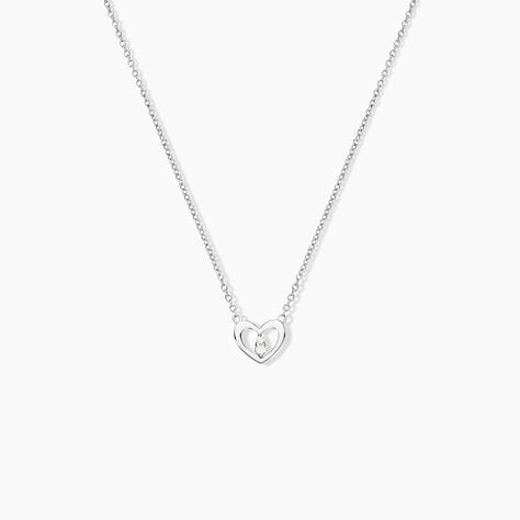 Collier Argent Savin Oxydes De Zirconium - Colliers avec pierres Femme | Marc Orian