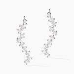 Bijoux D'oreilles Brandi Argent Rhodi&eacute; Oxyde De Zirconium - Piercings d'oreilles Femme | Marc Orian