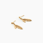 Boucles D'oreilles Pendantes Plaqu&eacute; Or Kai - Pendantes Femme | Marc Orian