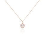 Collier Calvi Argent Rose Oxyde De Zirconium - Colliers avec pierres Femme | Marc Orian