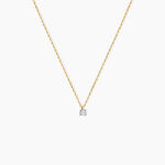 Collier Mei Or Jaune Diamant - Colliers solitaires Femme | Marc Orian
