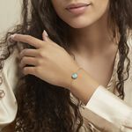 Bracelet Plaqu&eacute; Or Neassa Amazonite - Bracelets Medailles Femme | Marc Orian