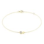 Bracelet Or Jaune Abijah Diamants - Bracelets Medailles Femme | Marc Orian