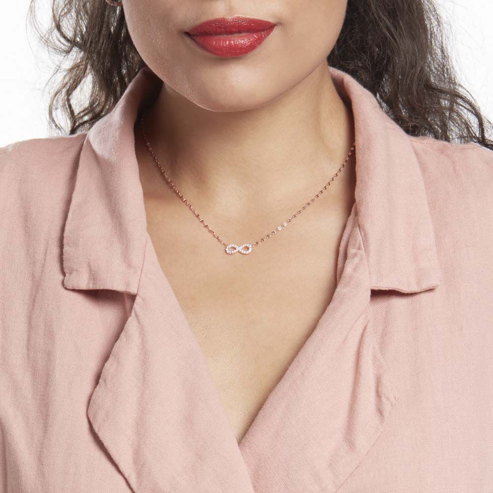 Collier Argent Rose Wine Oxydes De Zirconium - Colliers avec pierres Femme | Marc Orian