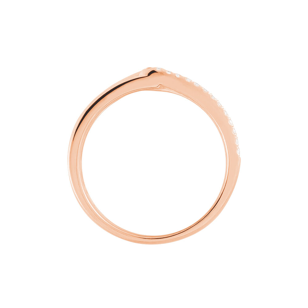 Bague Jessie Argent Rose Oxyde De Zirconium - Bagues avec pierre Femme | Marc Orian