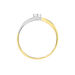 Bague Solitaire Francienne Or Bicolore Diamant - Parures de mariage Femme | Marc Orian