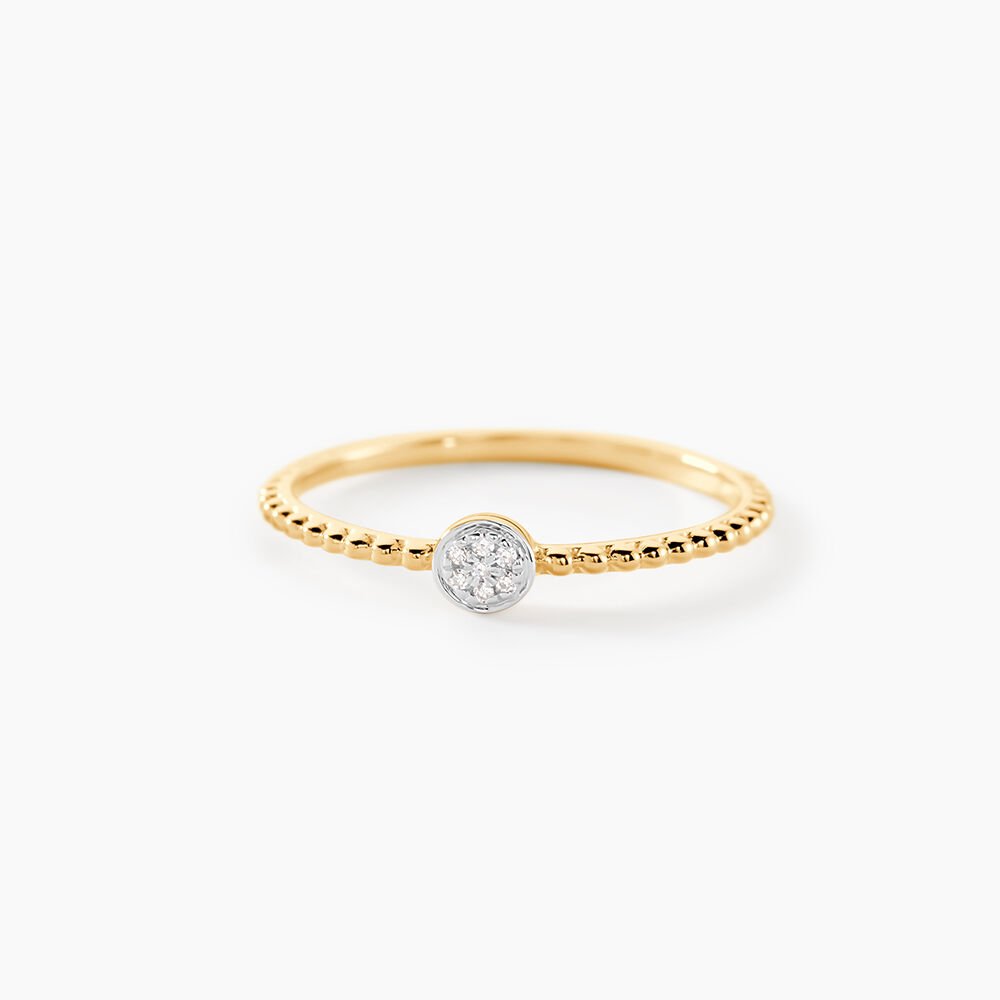 Bague Aqsa Or Jaune Diamant - Parures de mariage Femme | Marc Orian