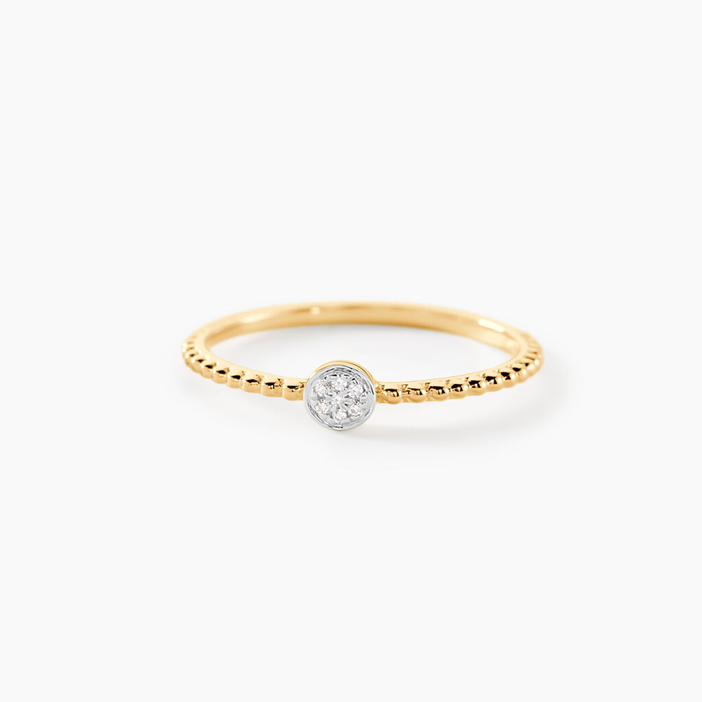 Bague Aqsa Or Jaune Diamant - Parures de mariage Femme | Marc Orian