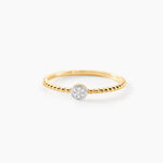 Bague Aqsa Or Jaune Diamant - Parures de mariage Femme | Marc Orian