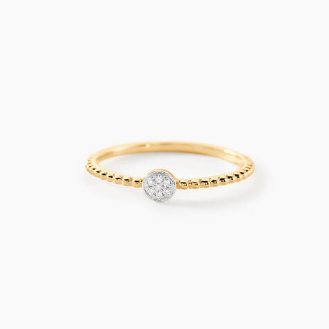 Bague Aqsa Or Jaune Diamant - Parures de mariage Femme | Marc Orian