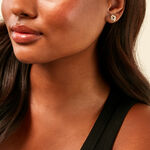 Boucles D'Oreilles Puces Otieno Or Jaune Diamant - Puces Femme | Marc Orian