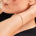 Bracelet Eva Acier Jaune - Bracelets cha&icirc;nes Femme | Marc Orian